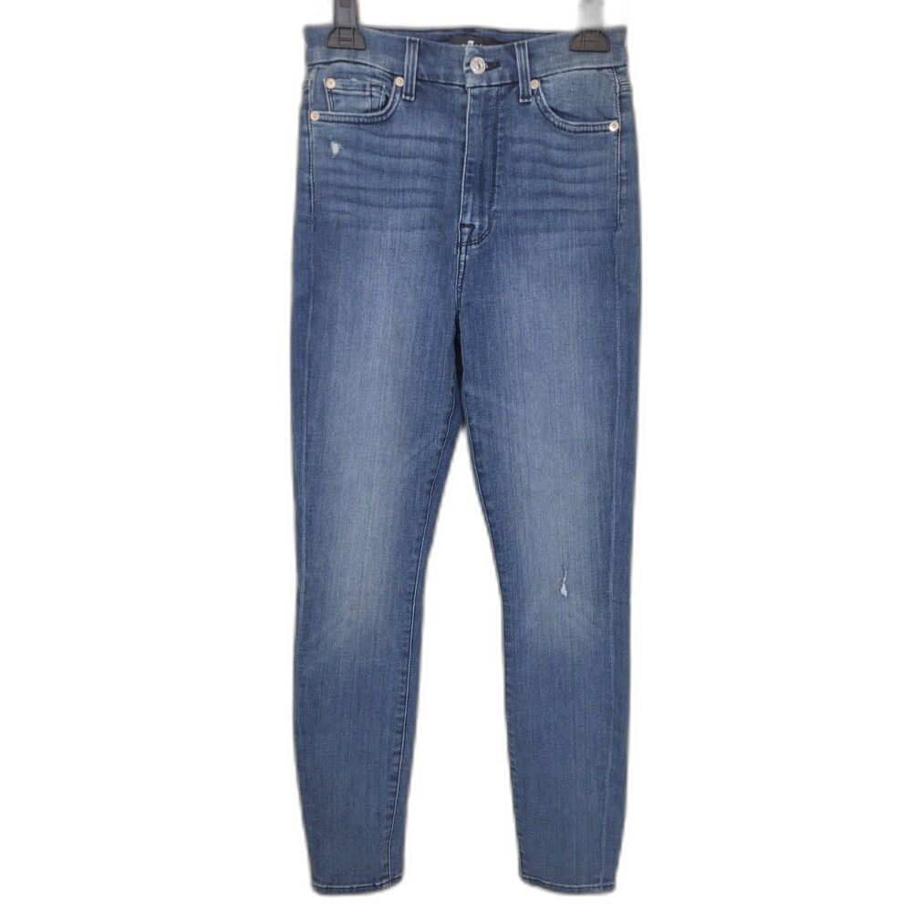 7 for all Mankind Medium Wash Skinny Jeans